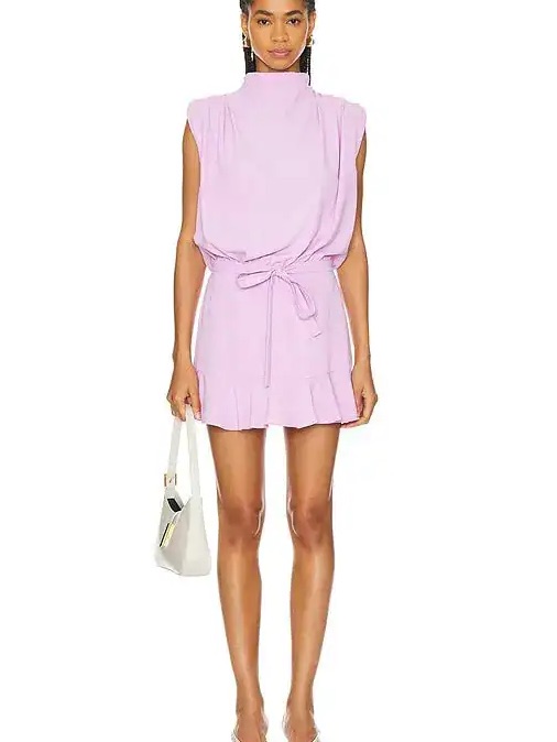 Amanda Uprichard Sharla Mini Ruffle Dress Size Small